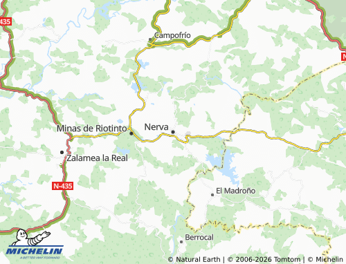 MICHELIN Nerva map - ViaMichelin