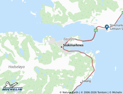 Mapa MICHELIN Stokmarknes - ViaMichelin