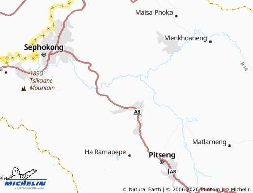 Mapa MICHELIN Ha Mokausi - ViaMichelin