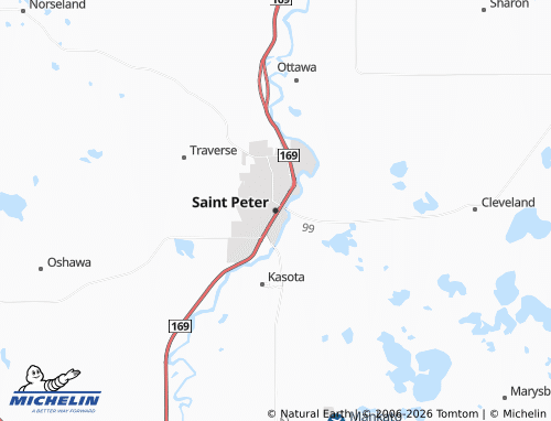 Mapa MICHELIN Saint Peter - ViaMichelin