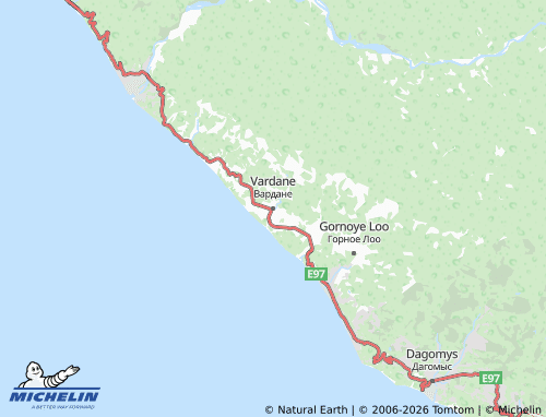 Carte MICHELIN Vardane - ViaMichelin