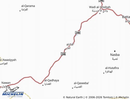 MICHELIN-Landkarte al-Far - ViaMichelin
