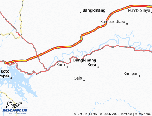 Mapa MICHELIN Ganting - ViaMichelin