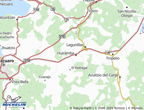 Mapa MICHELIN Las Flores - ViaMichelin