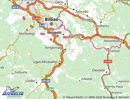 Carte MICHELIN Arrigorriaga - ViaMichelin