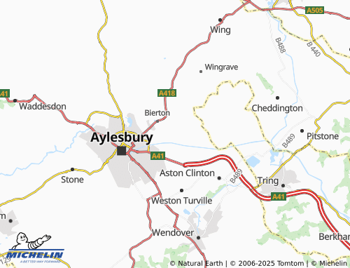 Mapa MICHELIN Kingsbrook - ViaMichelin