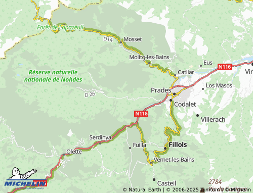 MICHELIN Conat map - ViaMichelin