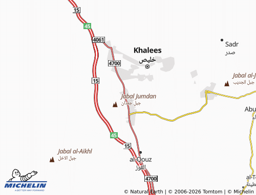 Carte MICHELIN al-Daf - ViaMichelin