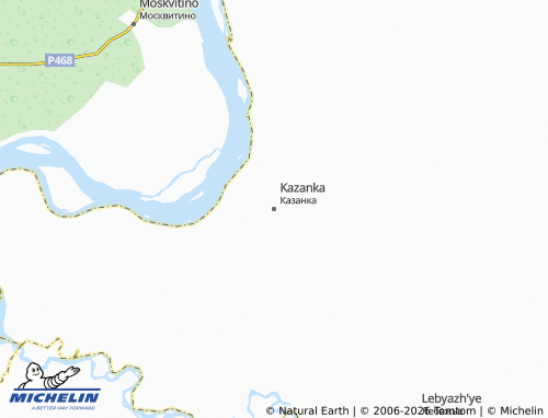 MICHELIN-Landkarte Kazanka - ViaMichelin