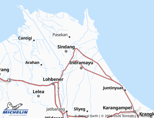 MICHELIN-Landkarte Kepandean - ViaMichelin
