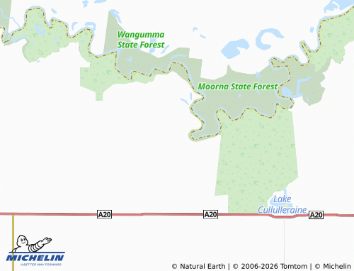 MICHELIN-Landkarte Neds Corner - ViaMichelin