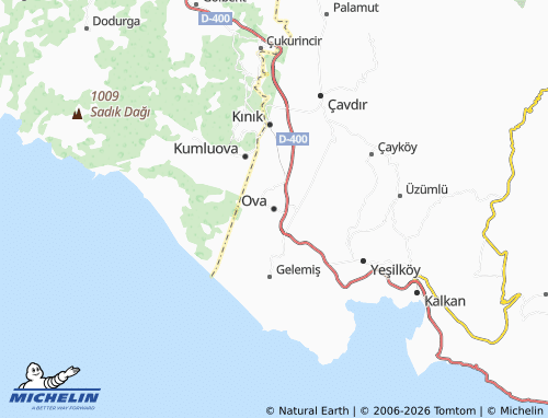 Mapa MICHELIN Ova - ViaMichelin