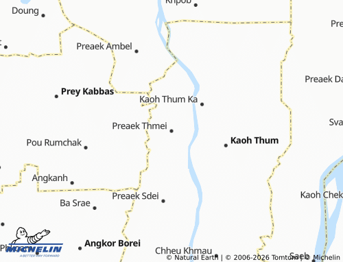 Mapa MICHELIN Preaek Thmei - ViaMichelin