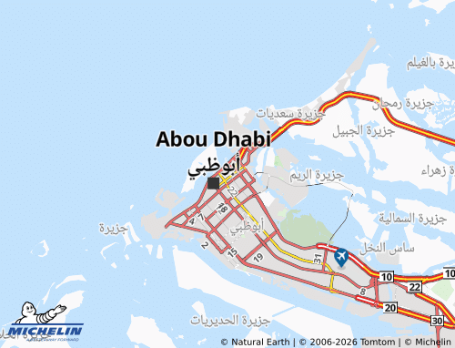MICHELIN Markaziyah 32 map - ViaMichelin