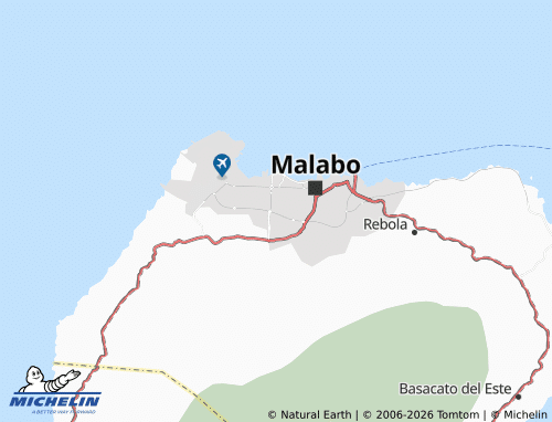 MICHELIN Malabo II map - ViaMichelin