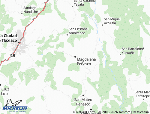 Mapa MICHELIN Magdalena Peñasco - ViaMichelin