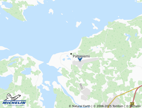 MICHELIN Paltaniemi map - ViaMichelin