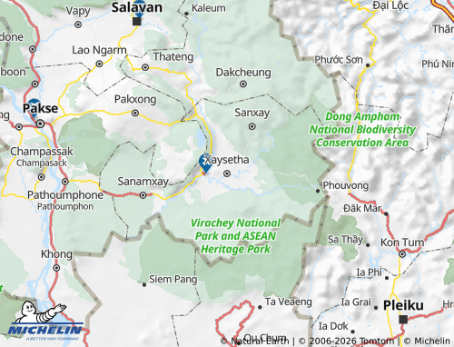 MICHELIN Xaysetha map - ViaMichelin