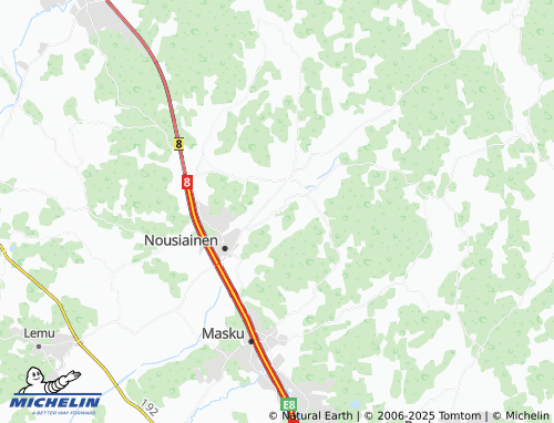 MICHELIN Topoinen map - ViaMichelin