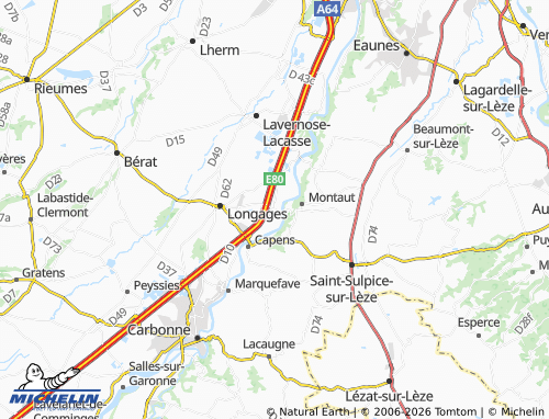 Mappa MICHELIN Noé - ViaMichelin