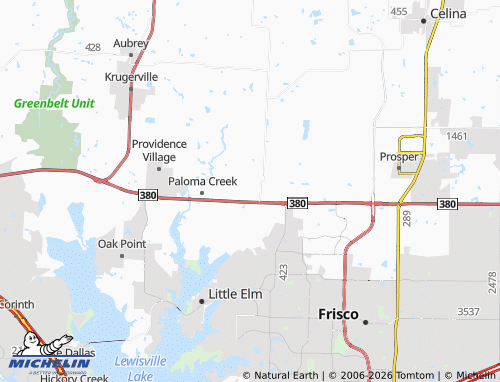 Mapa MICHELIN Savannah - ViaMichelin