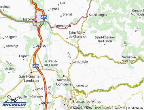 Carte MICHELIN Vinzelles - ViaMichelin