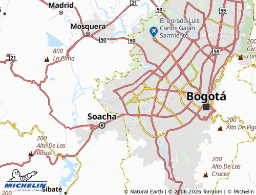 Mapa MICHELIN El Carmelo - ViaMichelin