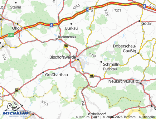 Mappa MICHELIN Bischofswerda - ViaMichelin