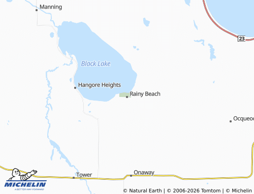 Mappa MICHELIN Rainy Beach - ViaMichelin