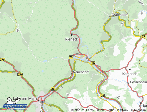 Mappa MICHELIN Langenprozelten - ViaMichelin
