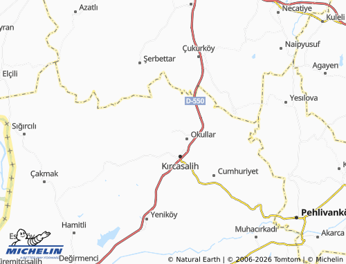 Mappa MICHELIN Aslıhan - ViaMichelin