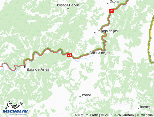 MICHELIN Sălciua De Sus map - ViaMichelin