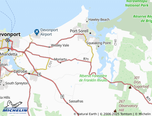 MICHELIN Thirlstane map - ViaMichelin