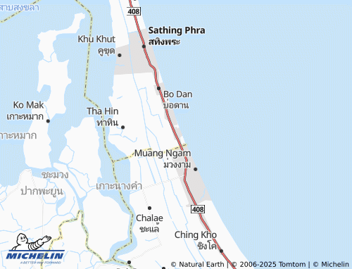 MICHELIN Wat Chan map - ViaMichelin