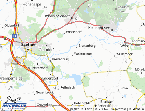 MICHELIN Westermoor map - ViaMichelin
