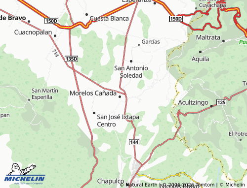 MICHELIN-Landkarte Los Ángeles - ViaMichelin