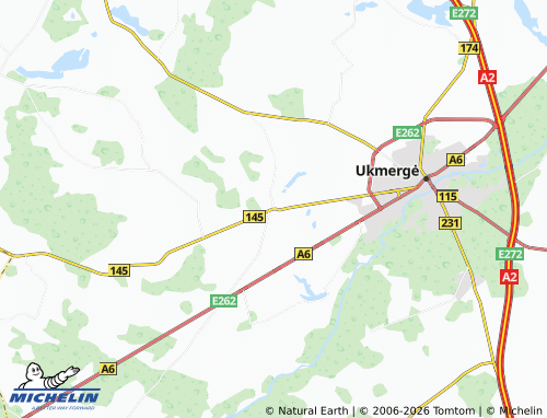 Mapa MICHELIN Deltuva - ViaMichelin