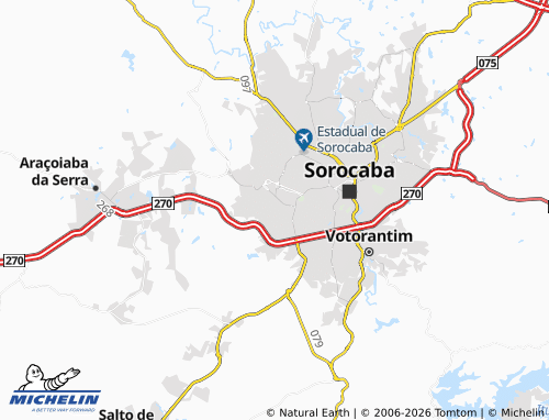 Mappa MICHELIN Central Sorocaba - ViaMichelin
