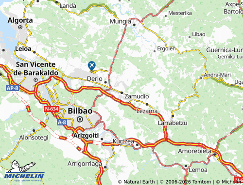 MICHELIN Zamudio map - ViaMichelin