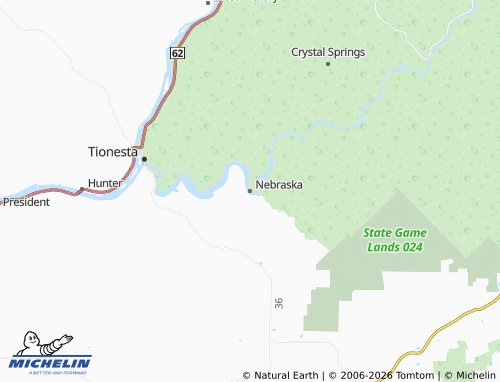 Carte MICHELIN Nebraska - ViaMichelin