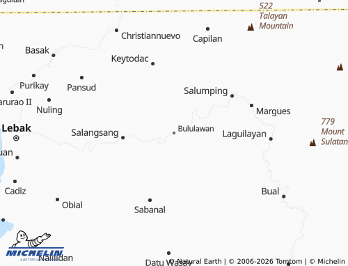 MICHELIN Bululawan map - ViaMichelin