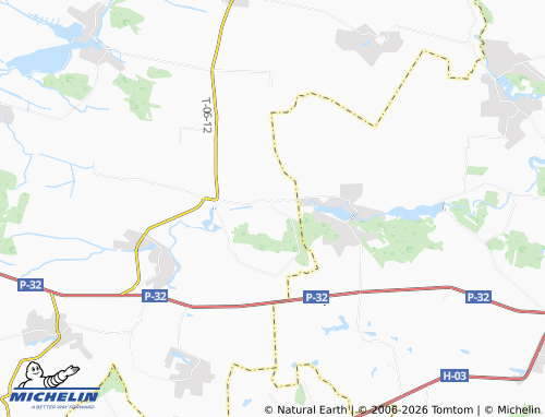 Mapa MICHELIN Kipchyntsi - ViaMichelin