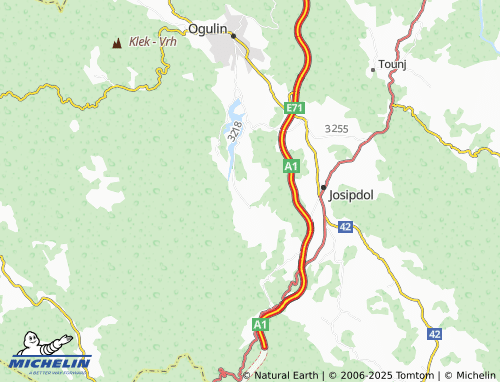MICHELIN Zagorje-Puškarići map - ViaMichelin
