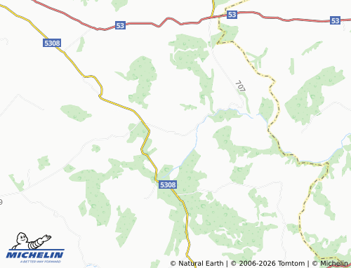 MICHELIN Polyana map - ViaMichelin