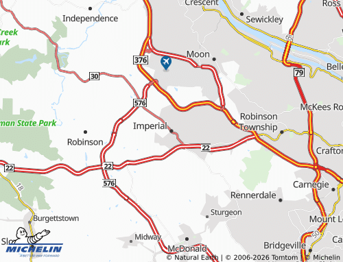 Carte MICHELIN Imperial - ViaMichelin