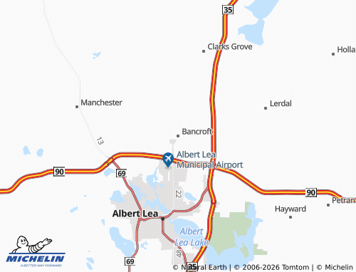 Mappa MICHELIN Bancroft - ViaMichelin