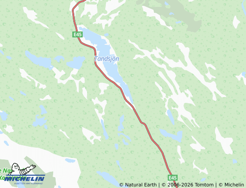 Carte MICHELIN Tandsjöborg - ViaMichelin