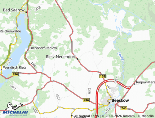 MICHELIN Rietz-Neuendorf map - ViaMichelin