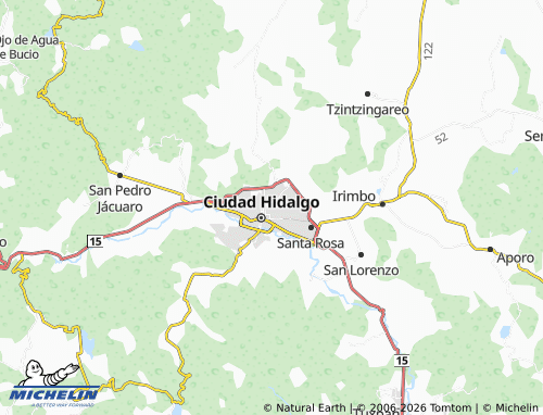 Mapa MICHELIN Valle Del Jaral - ViaMichelin