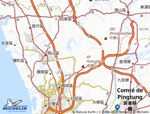 Mapa MICHELIN yan chao qu - ViaMichelin